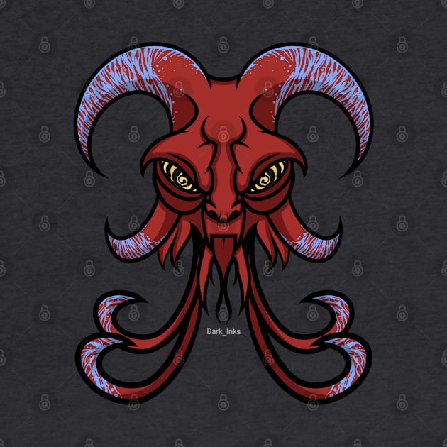 Fork Tongue Demon by Dark_Inks